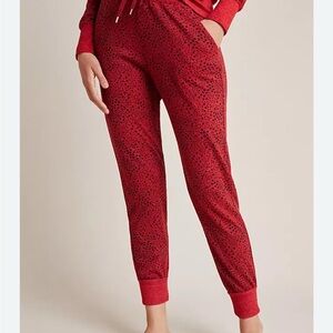 Sundry Anthropologie Red Star Drawstring  Sweatpants Size Small